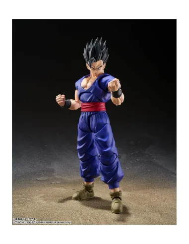 Figura tamashii nations dragon ball ultimate son gohan super hero 14 cm super sh figuarts re - run