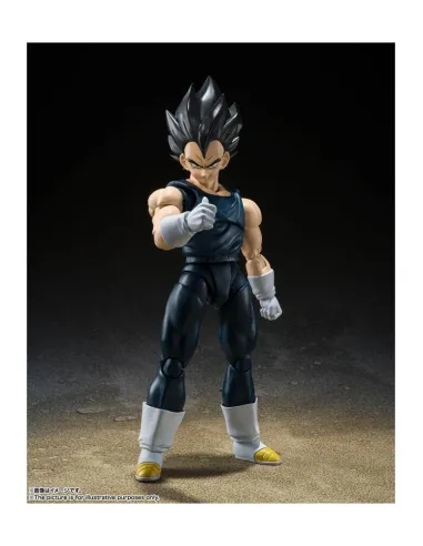 Figura tamashii nations dragon ball vegeta super hero 14 cm super sh figuarts