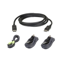 ATEN Kit de cable para KVM seguro DisplayPort USB de 3 m