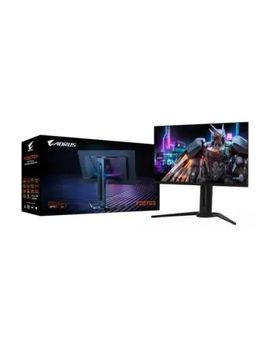 Gigabyte Monitor de juego AORUS FO27Q3 OLED de 27” - 2560 x 1440 (QHD), 360Hz, 0,03ms, KVM, 250 cd/m², FreeSync Premium Pro, Dis