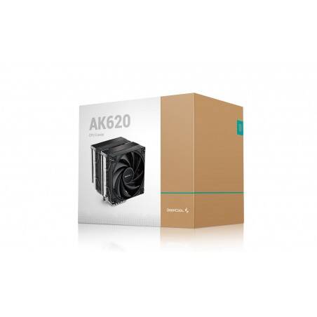 DeepCool AK620 Procesador Refrigerador de aire 12 cm Negro 1 pieza(s)