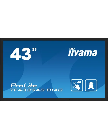 iiyama TF4339AS-B1AG pantalla de señalización Pantalla plana para señalización digital 108 cm (42.5") LED 500 cd   m² 4K Ultra