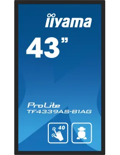 iiyama TF4339AS-B1AG pantalla de señalización Pantalla plana para señalización digital 108 cm (42.5") LED 500 cd   m² 4K Ultra 2