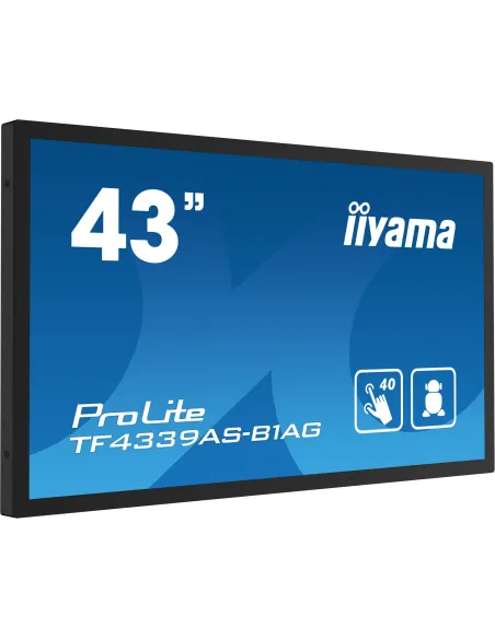 iiyama TF4339AS-B1AG pantalla de señalización Pantalla plana para señalización digital 108 cm (42.5") LED 500 cd   m² 4K Ultra