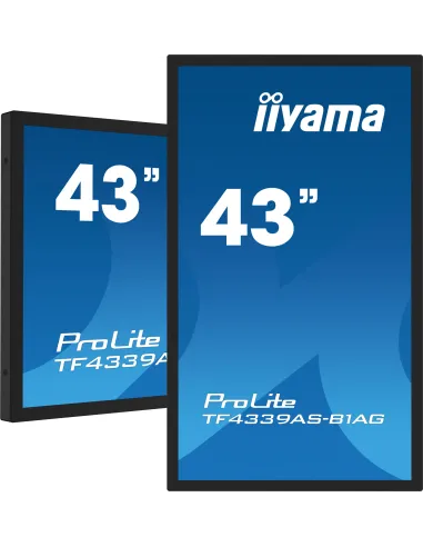 iiyama TF4339AS-B1AG pantalla de señalización Pantalla plana para señalización digital 108 cm (42.5") LED 500 cd   m² 4K Ultra