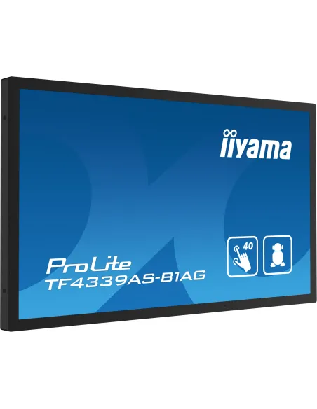 iiyama TF4339AS-B1AG pantalla de señalización Pantalla plana para señalización digital 108 cm (42.5") LED 500 cd   m² 4K Ultra