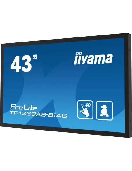iiyama TF4339AS-B1AG pantalla de señalización Pantalla plana para señalización digital 108 cm (42.5") LED 500 cd   m² 4K Ultra