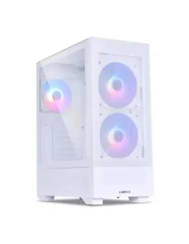 Caja ordenador gaming lian li lancool 205 mesh atx cristal templado blanco