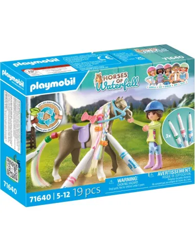 Playmobil set caballo para colorear