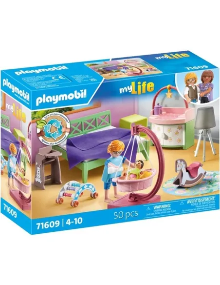 Playmobil my life dormitorio con zona de juegos bebe