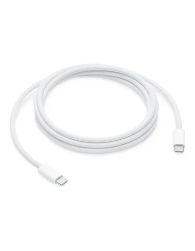 Cable usb tipo c apple 2m - macho - macho - blanco