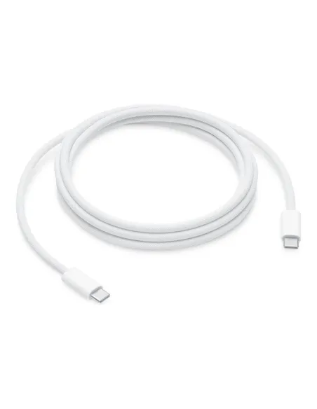 Cable usb tipo c apple 2m - macho - macho - blanco
