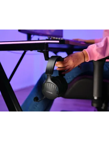 Trust GXT 491 Fayzo Auriculares Inalámbrico y alámbrico Diadema Juego USB Tipo C Bluetooth Negro