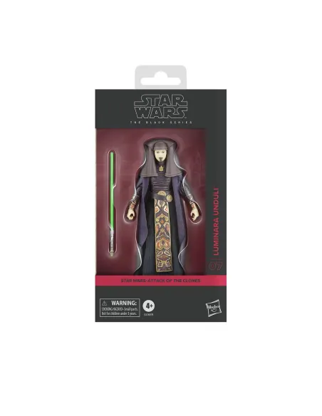 Figura hasbro star wars the black series attack of the clones luminara unduli