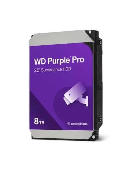 Western Digital Purple Pro Smart Video HDD 8TB disco duro interno 7200 RPM 3.5" SATA