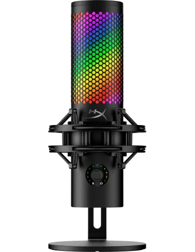 HP HyperX QuadCast 2 S - USB Microphone (Black) Negro Micrófono de superficie para mesa