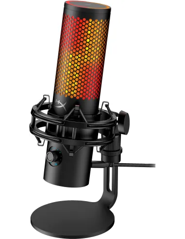 HP HyperX QuadCast 2 S - USB Microphone (Black) Negro Micrófono de superficie para mesa