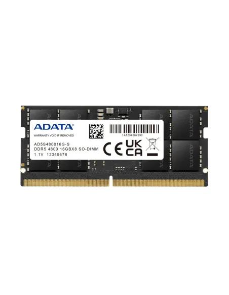 ADATA AD5S480016G-S módulo de memoria 16 GB 1 x 16 GB DDR5 4800 MHz ECC