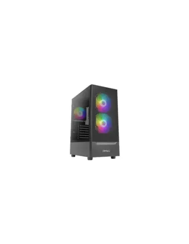 Caja ordenador gaming antec nx410 atx 2 x usb 2.0 1 x usb 3.2 sin fuente negro rgb