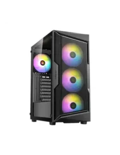 Caja ordenador gaming antex ax61 micro atx argb  cristal templado negro