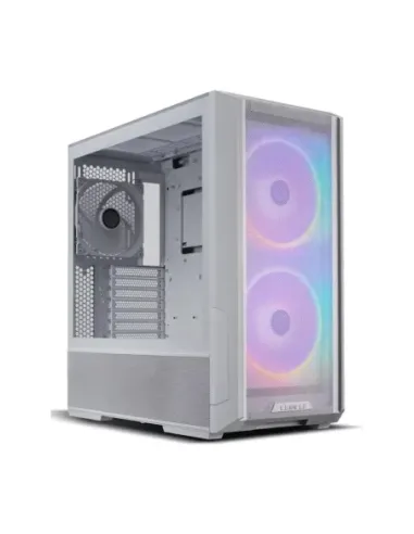 Caja ordenador gaming lian li e - atx lancool 216 argb cristal templado blanco