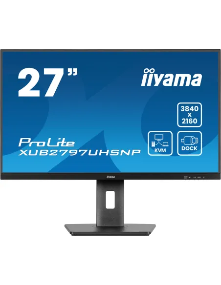 iiyama ProLite XUB2797UHSNP-B1 pantalla para PC 68,6 cm (27") 3840 x 2160 Pixeles 4K Ultra HD LED Negro