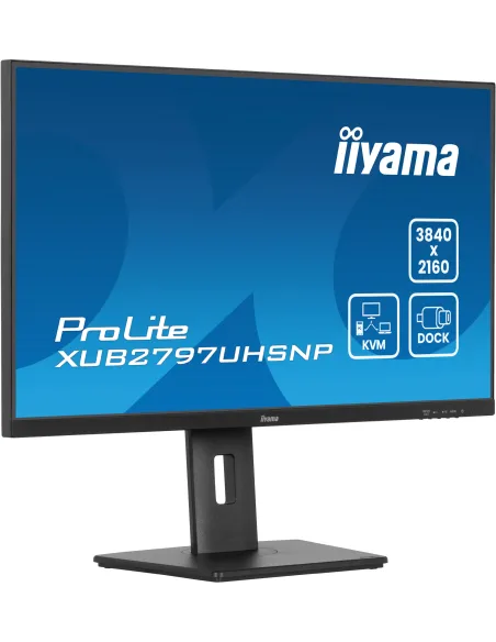 iiyama ProLite XUB2797UHSNP-B1 pantalla para PC 68,6 cm (27") 3840 x 2160 Pixeles 4K Ultra HD LED Negro