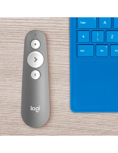 Logitech R500 apuntador inalámbricos Bluetooth RF Gris