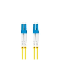 Latiguillo fibra optico lc - upc lanberg 1m mono duplex g657a1 lszh amarillo