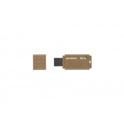 Goodram UME3 Eco Friendly unidad flash USB 32 GB USB tipo A 3.2 Gen 1 (3.1 Gen 1) Marrón