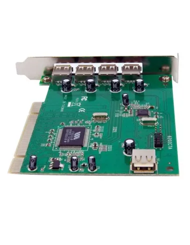 StarTech.com Adaptador Tarjeta PCI USB 2.0 de Alta Velocidad 7 Puertos - 4 Externos y 3 Internos