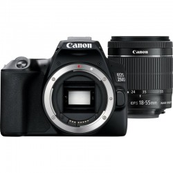 Canon EOS 250D + EF-S 18-55mm f 3.5-5.6 III Juego de cámara SLR 24,1 MP CMOS 6000 x 4000 Pixeles Negro
