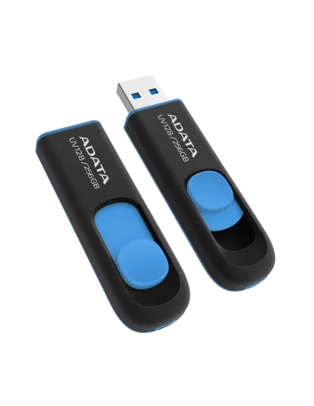 ADATA UV128 unidad flash USB 256 GB USB tipo A 3.2 Gen 1 (3.1 Gen 1) Negro, Azul