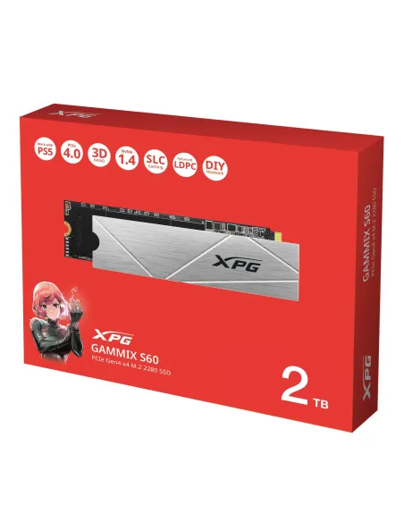 ADATA GAMMIX S60 2 TB M.2 PCI Express 4.0 NVMe 3D NAND