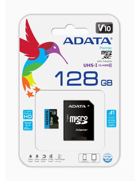 ADATA Premier 128 GB MicroSDXC UHS-I Clase 10