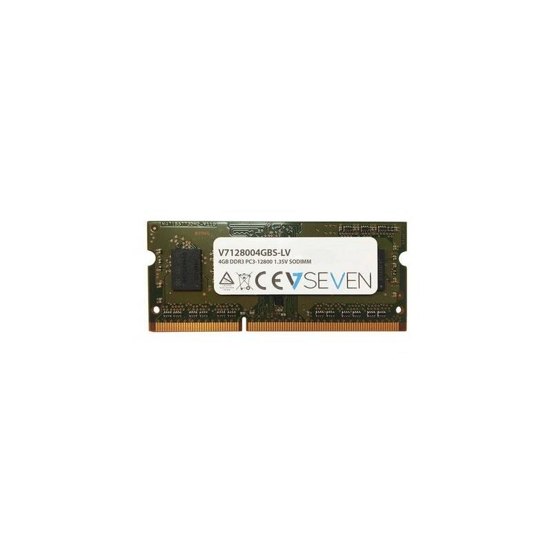 V7 4GB DDR3 PC3-12800 - 1600mhz SO DIMM Notebook módulo de memoria - V7128004GBS-LV
