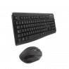 CoolBox COO-KTR-02W teclado Ratón incluido RF inalámbrico QWERTY Español Negro