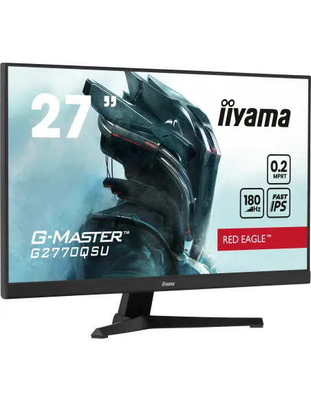 iiyama G-MASTER G2770QSU-B6 pantalla para PC 68,6 cm (27") 2560 x 1440 Pixeles Wide Quad HD LED Negro