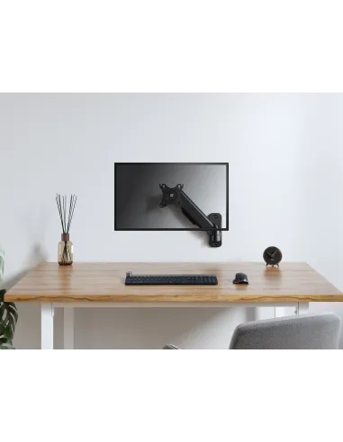 Equip 650136 soporte para monitor 81,3 cm (32") Pared Negro