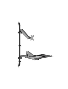 Equip 650170 soporte y montura para estación de trabajo PC todo en uno 8 kg Negro 43,2 cm (17") 81,3 cm (32") 2
