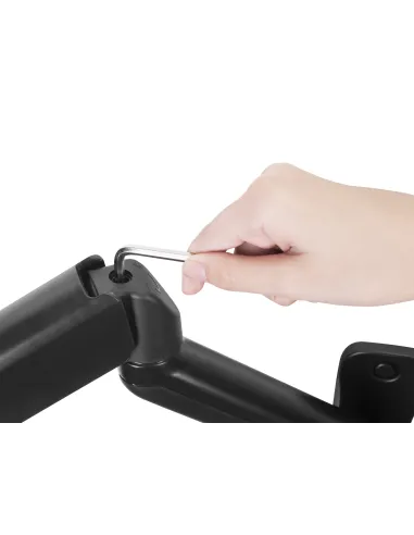 Equip 650137 soporte para monitor 81,3 cm (32") Pared Negro