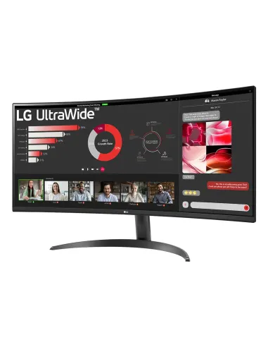 LG 34WR50QK-B pantalla para PC 86,4 cm (34") 3440 x 1440 Pixeles Wide Quad HD Negro