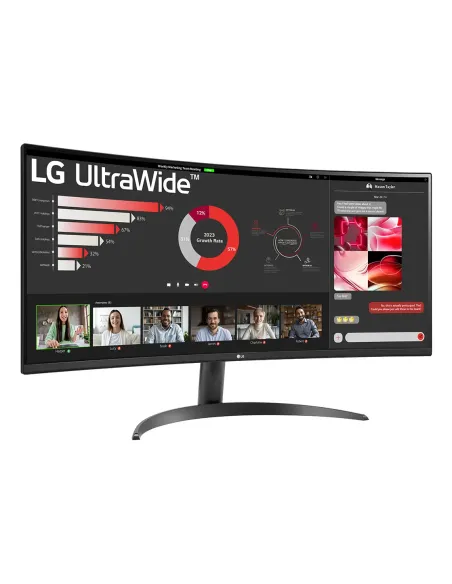 LG 34WR50QK-B pantalla para PC 86,4 cm (34") 3440 x 1440 Pixeles Wide Quad HD Negro