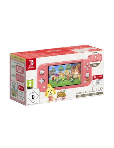 Nintendo Switch Lite edición aloha de Animal Crossing  New Horizons con Canela