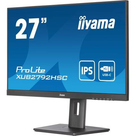 iiyama ProLite XUB2792HSC-B5 LED display 68,6 cm (27") 1920 x 1080 Pixeles Full HD Negro