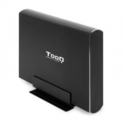 TooQ TQE-3531B caja para disco duro externo Caja de disco duro (HDD) Negro 3.5"