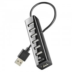 NGS IHUB7 TINY USB 2.0 480 Mbit/s Negro