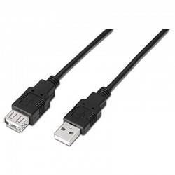 Nanocable CABLE USB 2.0, TIPO A/M-A/H, NEGRO, 1.8 M