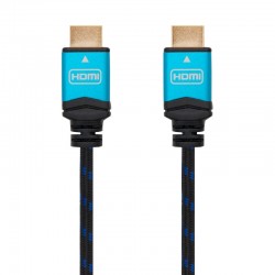 Nanocable Cable HDMI V2.0 4K@60GHz 18 Gbps A/M-A/M, negro, 0.5 m.