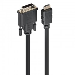 Ewent EC1350 adaptador de cable de vídeo 2 m HDMI tipo A (Estándar) DVI-D Negro